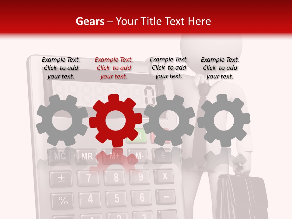 Button Technology Job PowerPoint Template