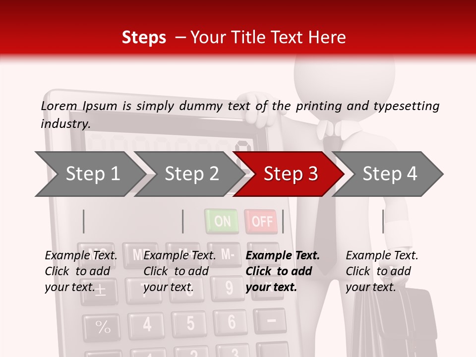 Button Technology Job PowerPoint Template