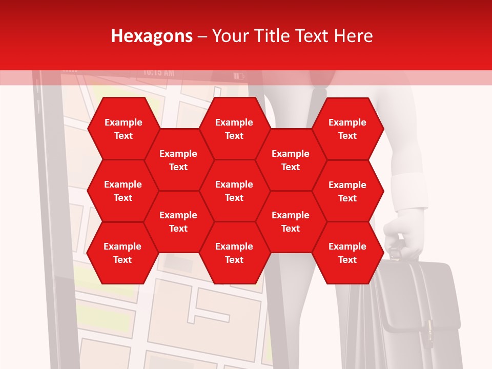 Grey Travel Character PowerPoint Template