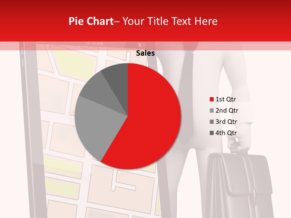 Grey Travel Character PowerPoint Template