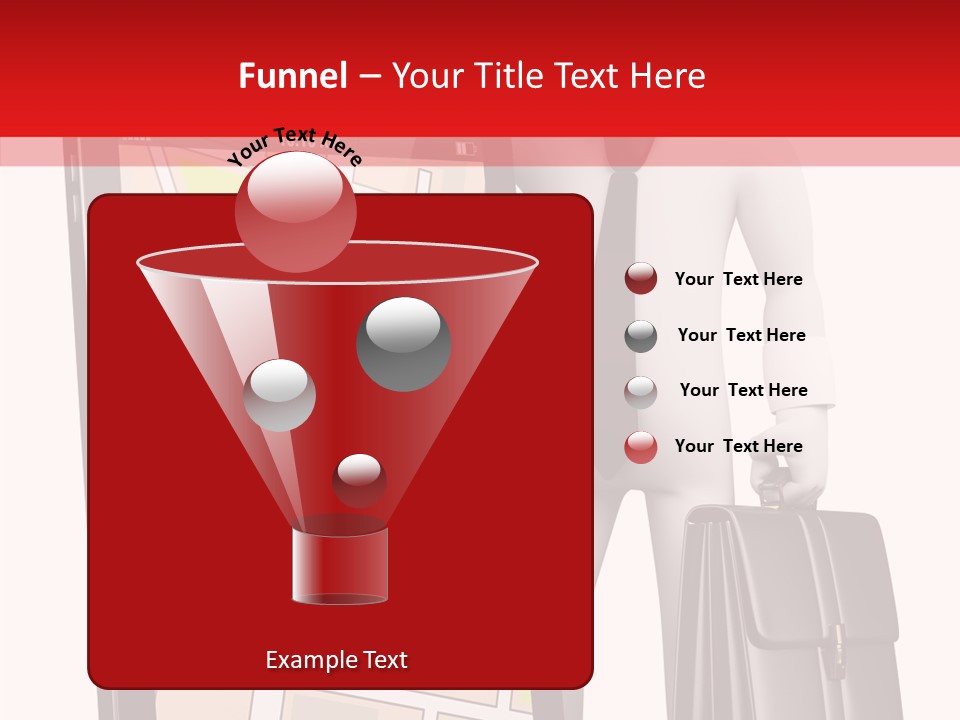 Grey Travel Character PowerPoint Template