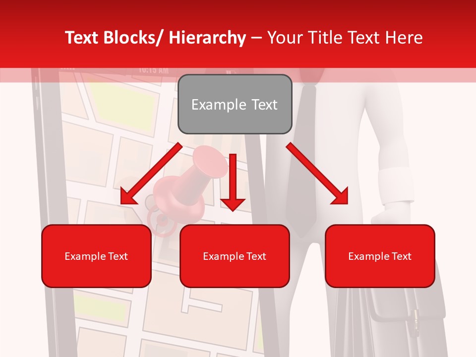 Grey Travel Character PowerPoint Template