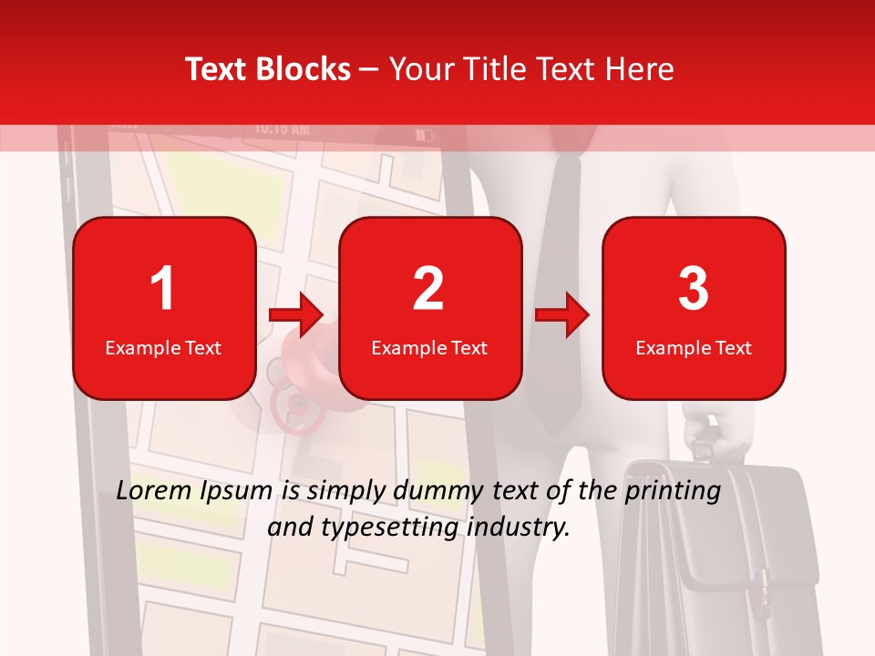 Grey Travel Character PowerPoint Template