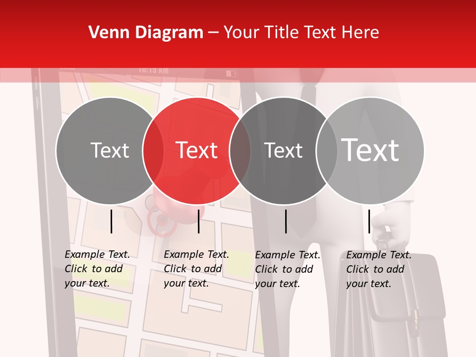 Grey Travel Character PowerPoint Template