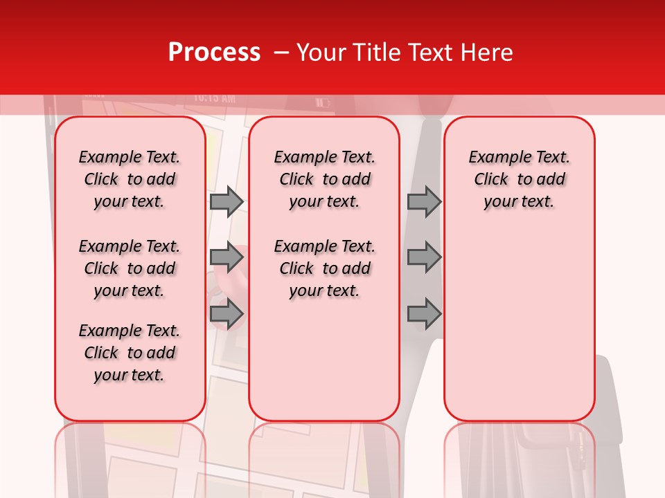 Grey Travel Character PowerPoint Template