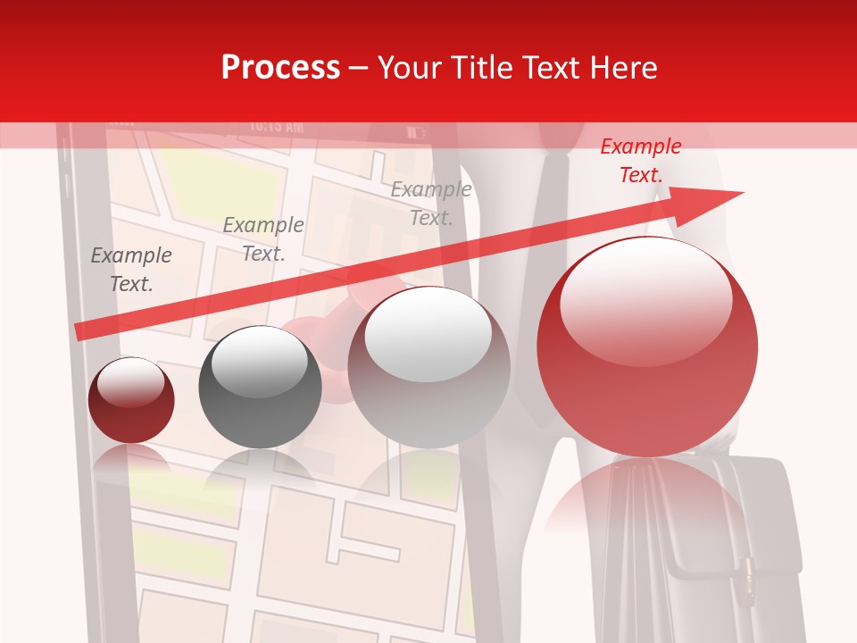 Grey Travel Character PowerPoint Template