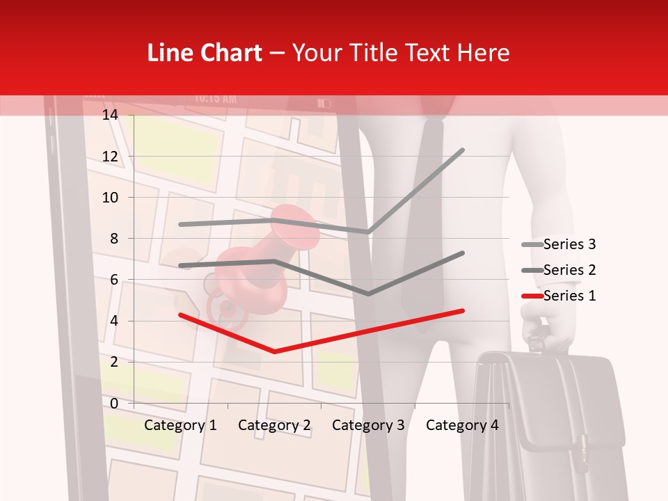 Grey Travel Character PowerPoint Template