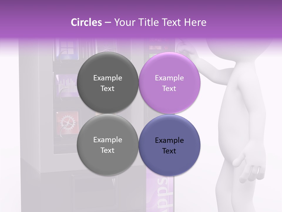 Social Concept Man PowerPoint Template