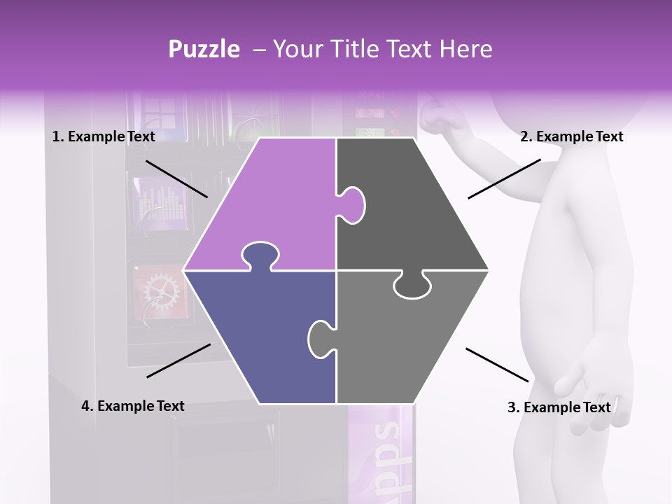 Social Concept Man PowerPoint Template
