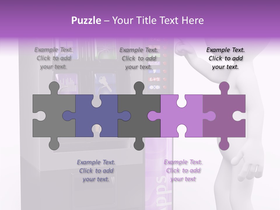 Social Concept Man PowerPoint Template