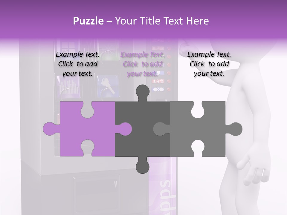 Social Concept Man PowerPoint Template