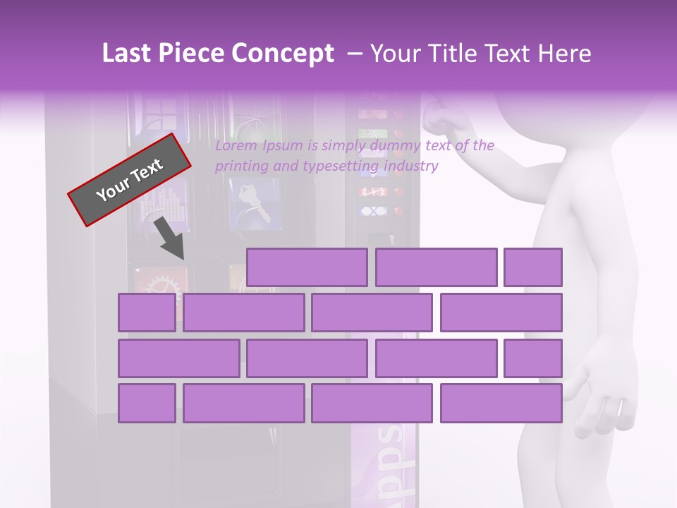 Social Concept Man PowerPoint Template