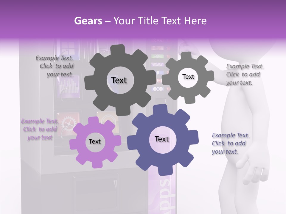 Social Concept Man PowerPoint Template