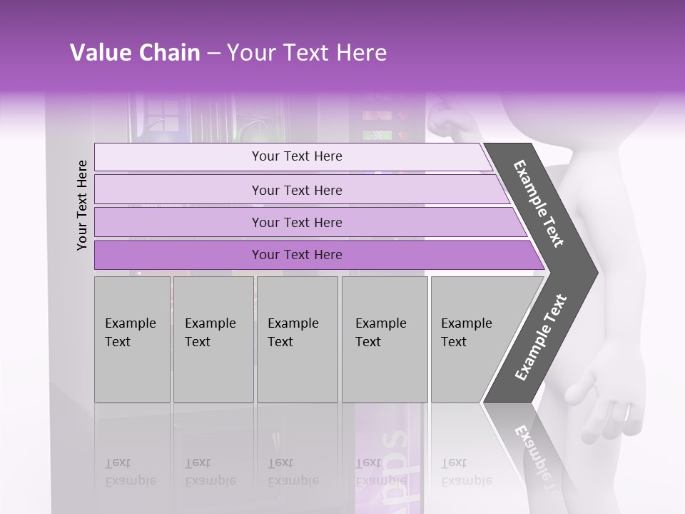 Social Concept Man PowerPoint Template