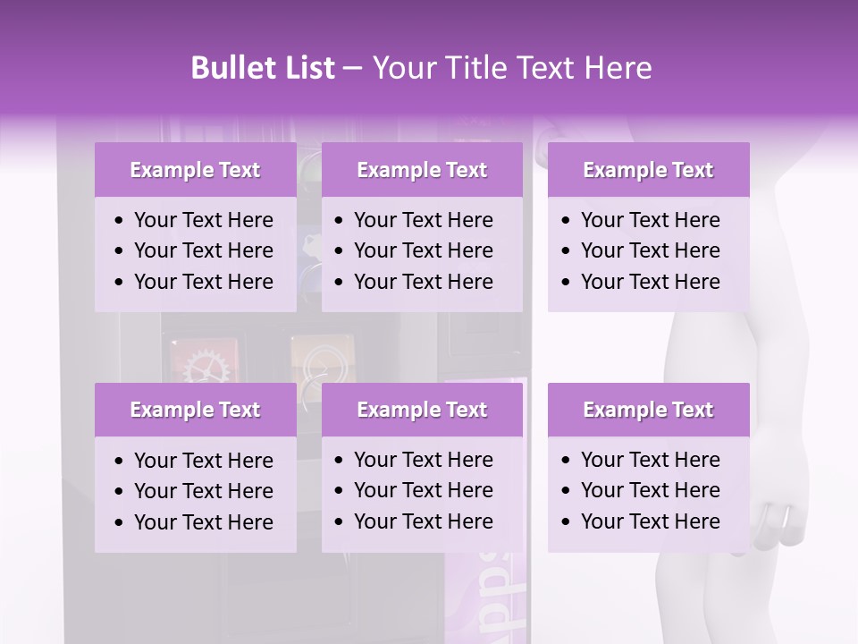 Social Concept Man PowerPoint Template