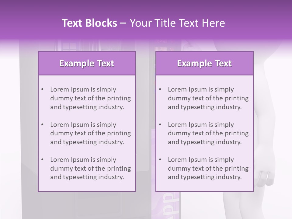 Social Concept Man PowerPoint Template