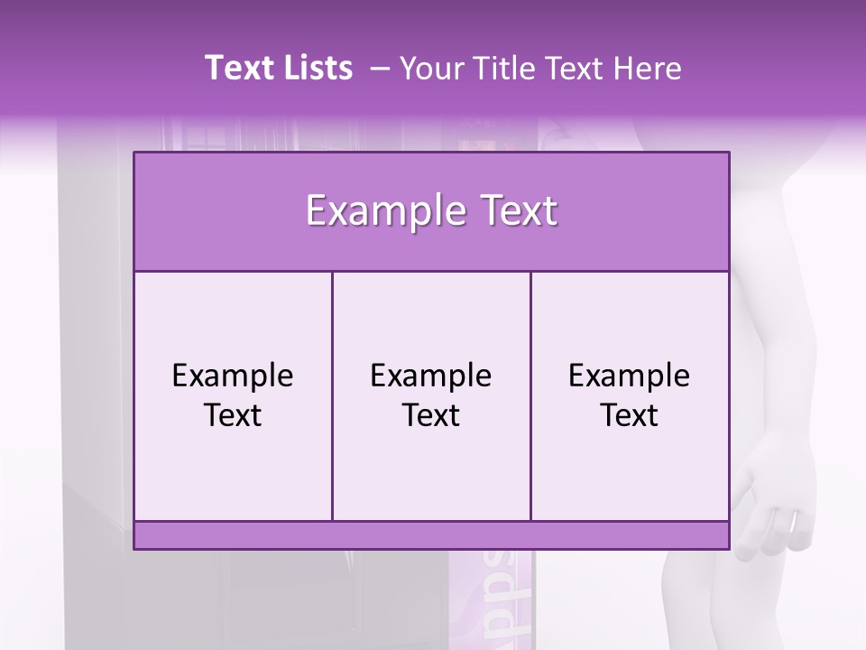 Social Concept Man PowerPoint Template