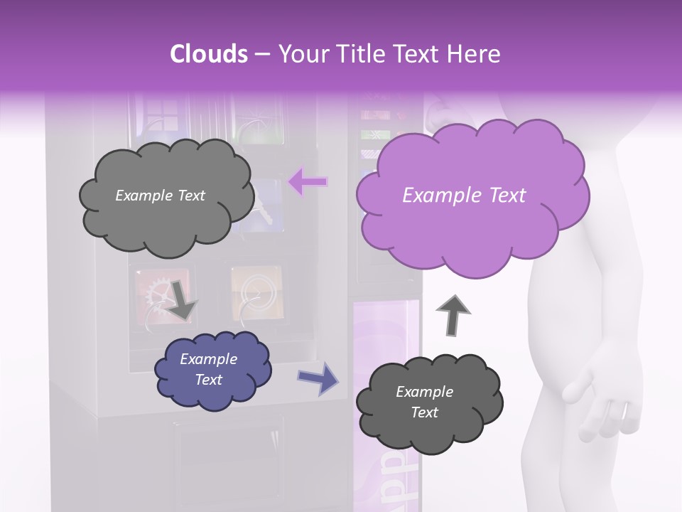 Social Concept Man PowerPoint Template