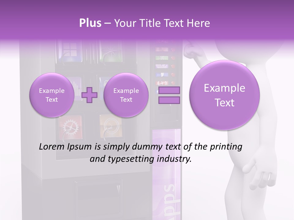 Social Concept Man PowerPoint Template