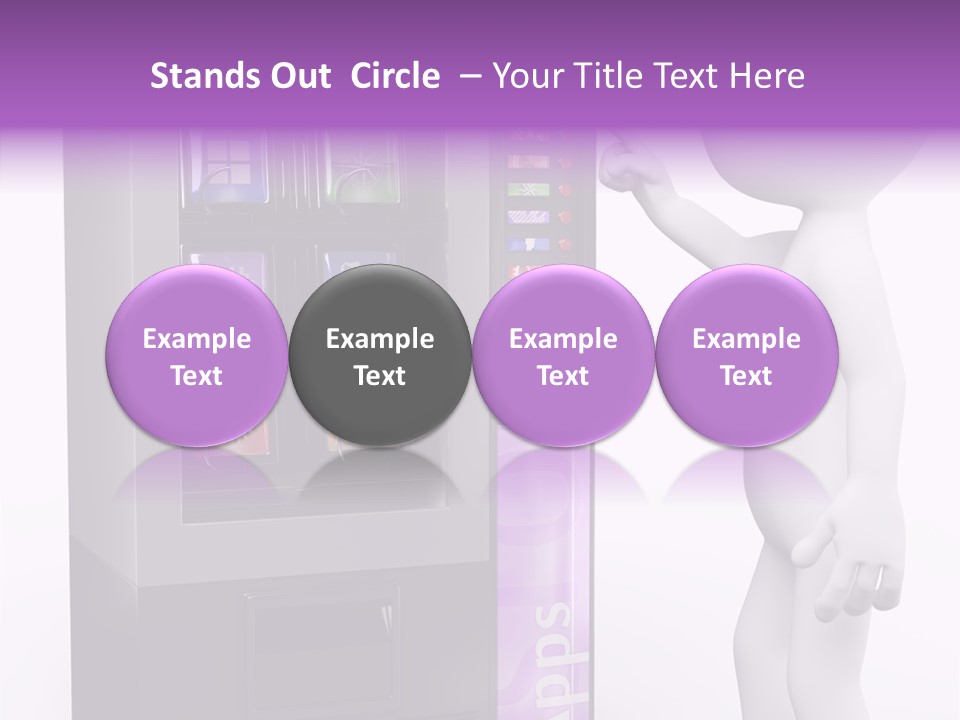 Social Concept Man PowerPoint Template