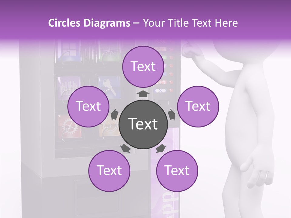 Social Concept Man PowerPoint Template