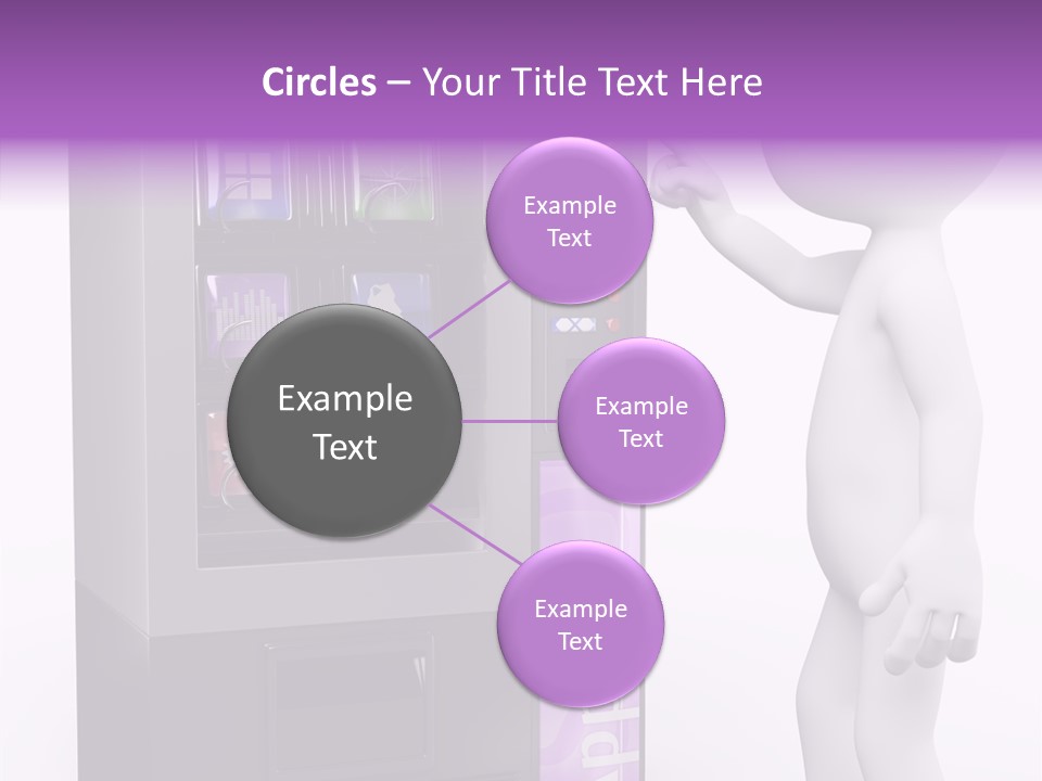 Social Concept Man PowerPoint Template