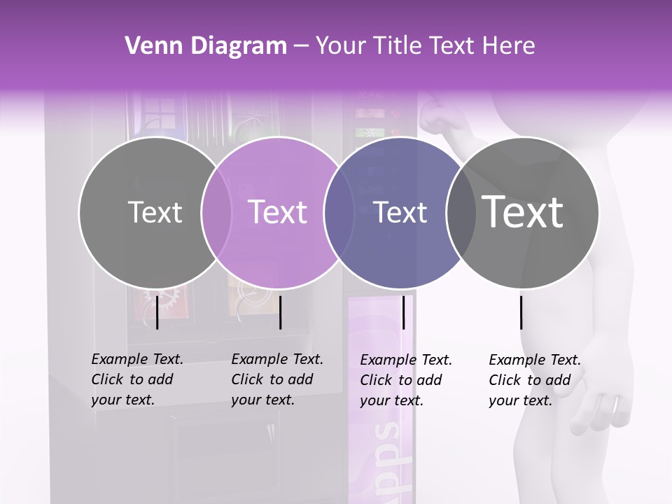 Social Concept Man PowerPoint Template