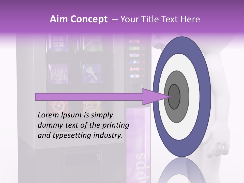 Social Concept Man PowerPoint Template