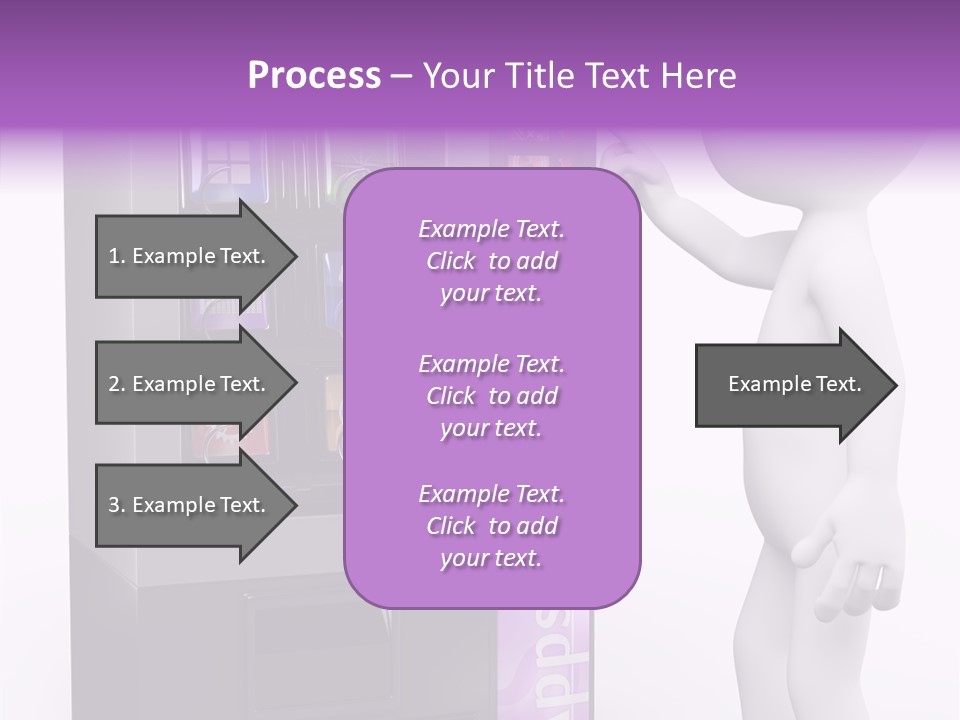 Social Concept Man PowerPoint Template