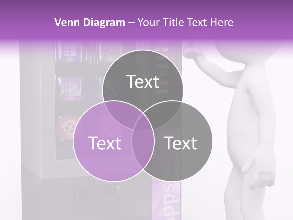 Social Concept Man PowerPoint Template