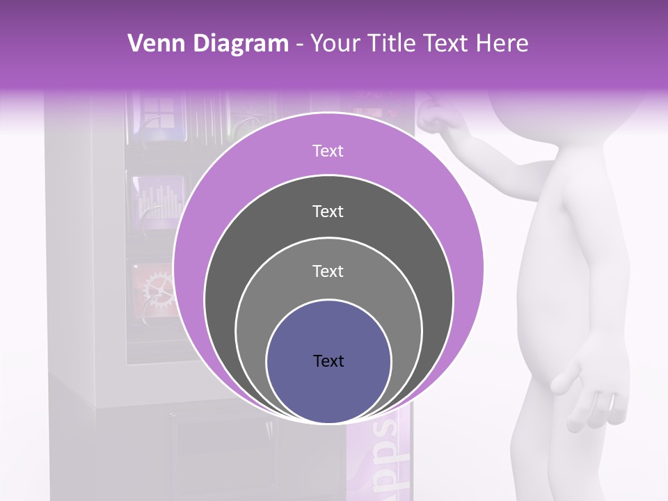 Social Concept Man PowerPoint Template
