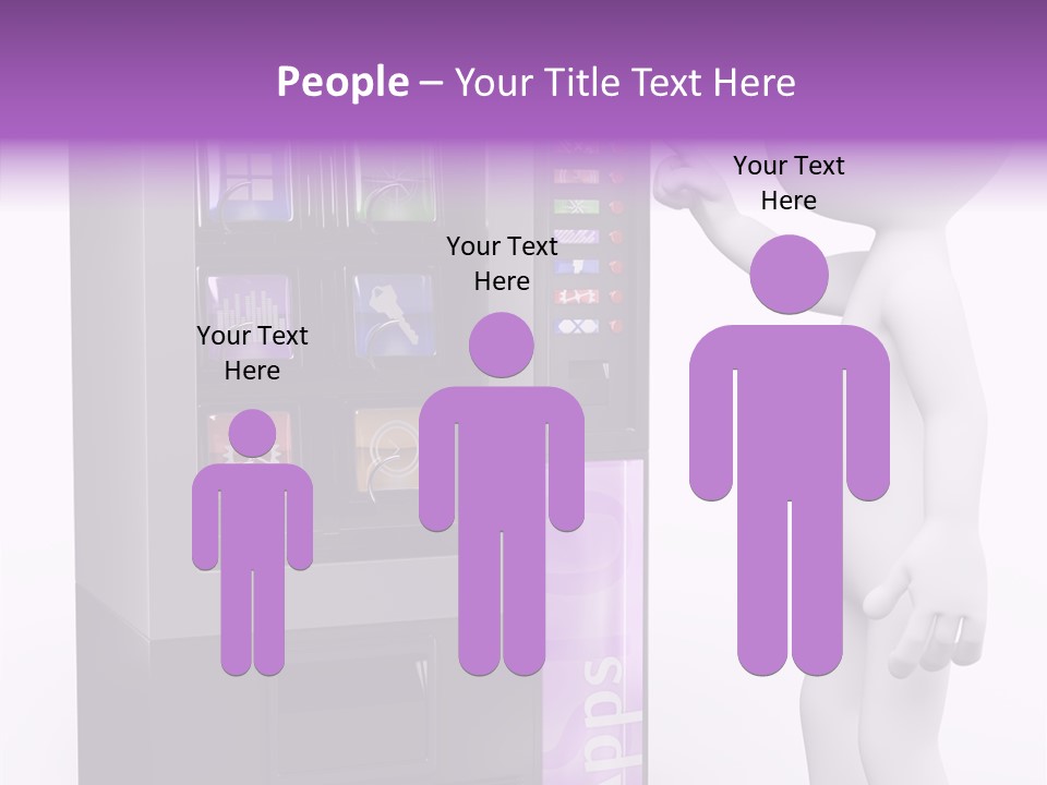 Social Concept Man PowerPoint Template