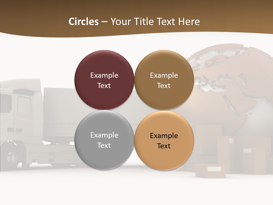 Pile Express Courier PowerPoint Template