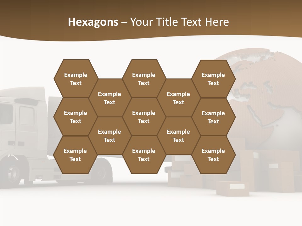 Pile Express Courier PowerPoint Template
