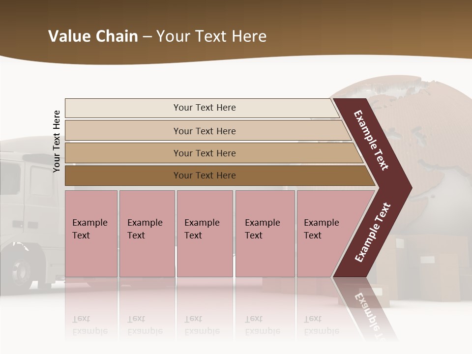Pile Express Courier PowerPoint Template