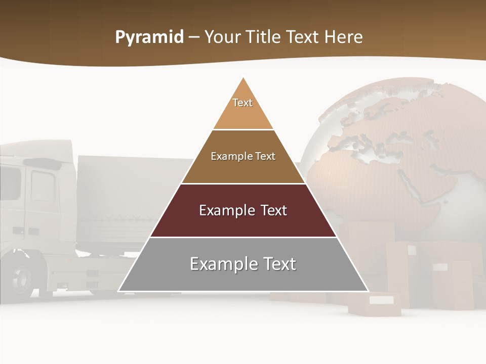 Pile Express Courier PowerPoint Template