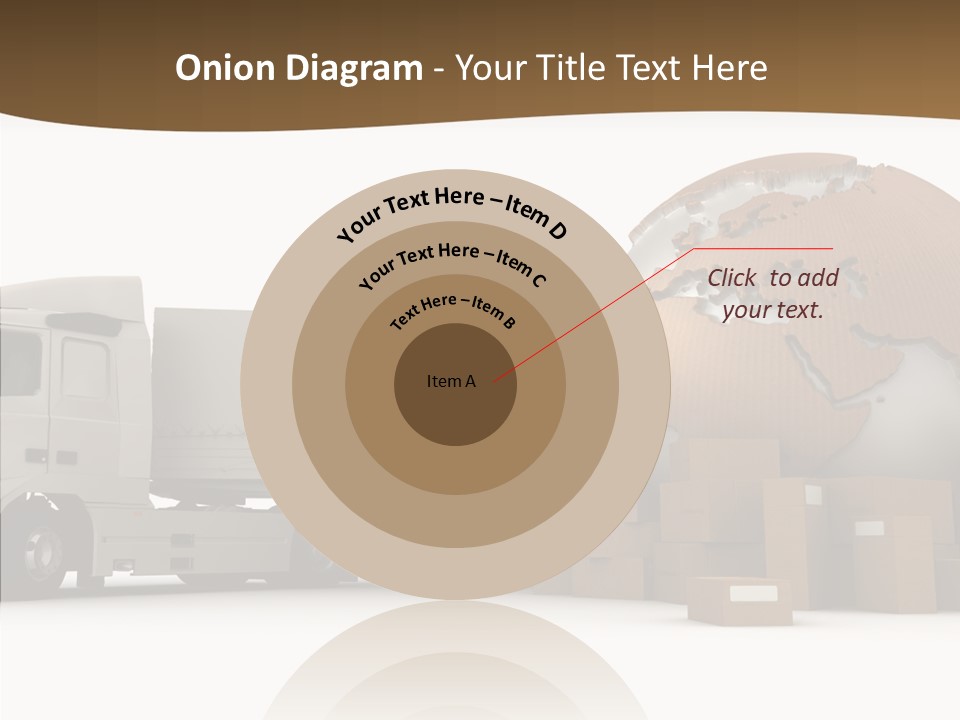 Pile Express Courier PowerPoint Template