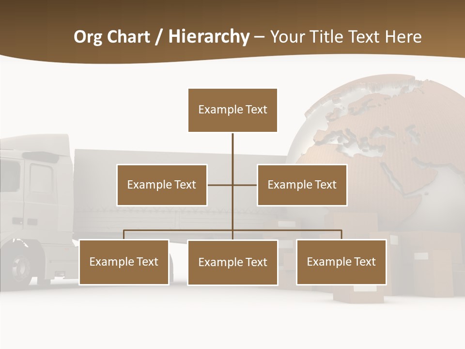 Pile Express Courier PowerPoint Template