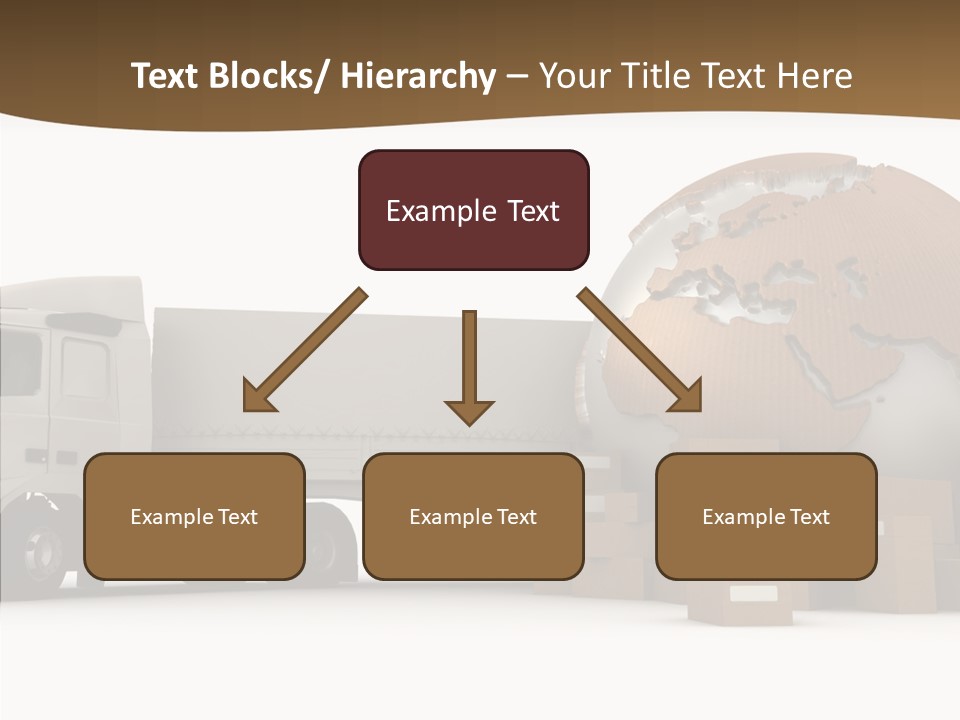 Pile Express Courier PowerPoint Template
