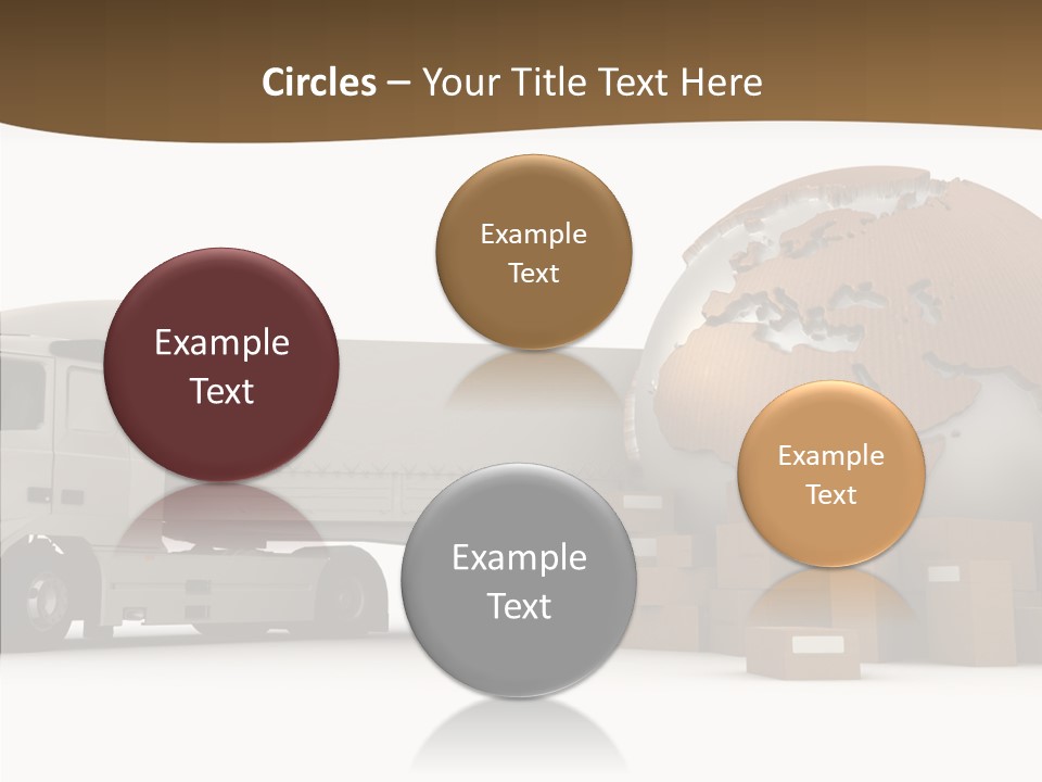 Pile Express Courier PowerPoint Template