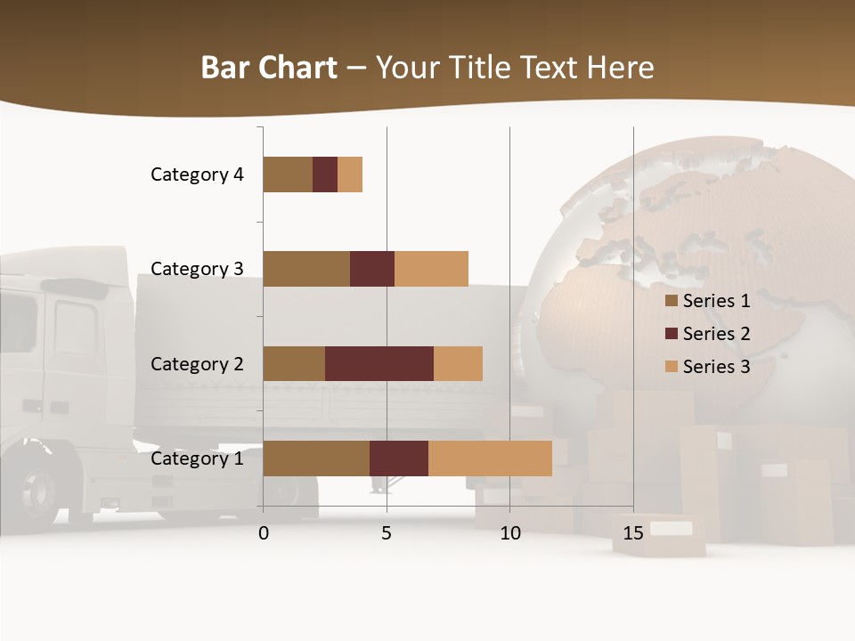 Pile Express Courier PowerPoint Template