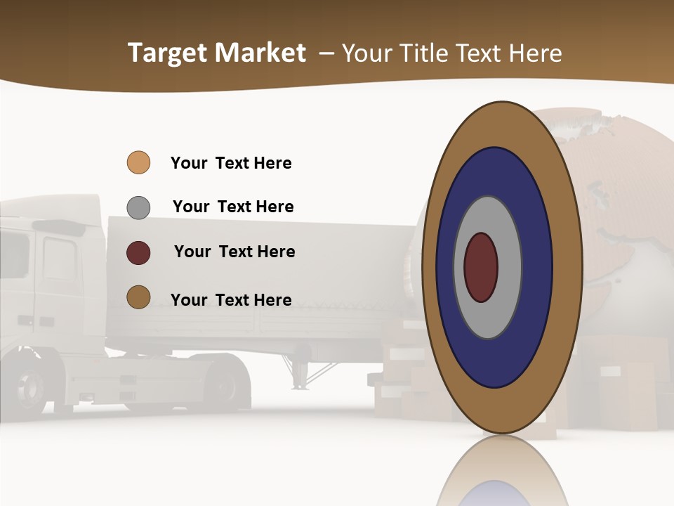 Pile Express Courier PowerPoint Template