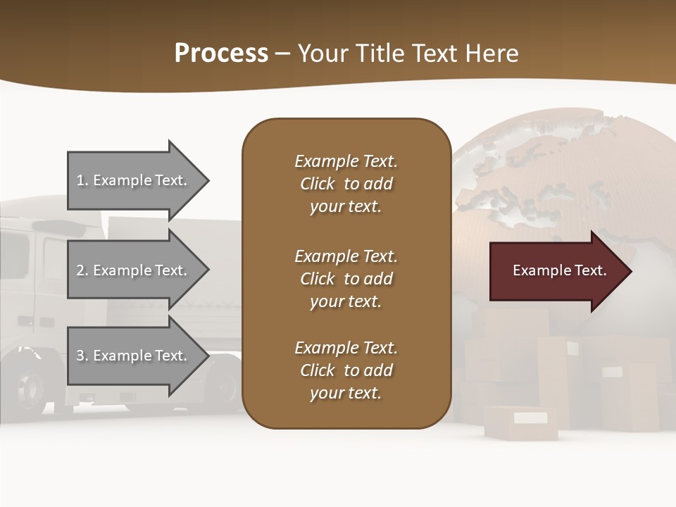Pile Express Courier PowerPoint Template