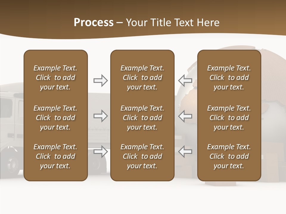 Pile Express Courier PowerPoint Template
