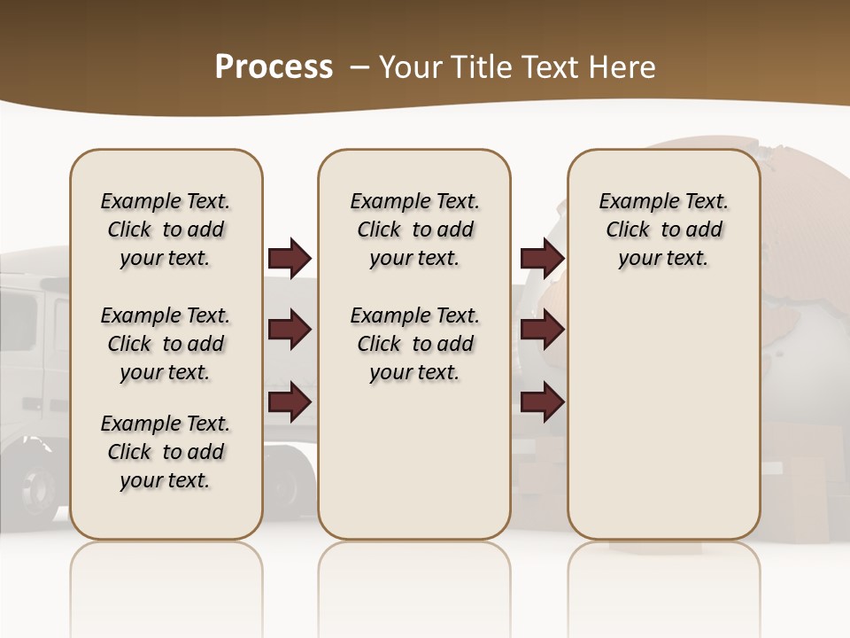 Pile Express Courier PowerPoint Template
