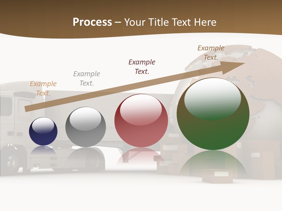 Pile Express Courier PowerPoint Template