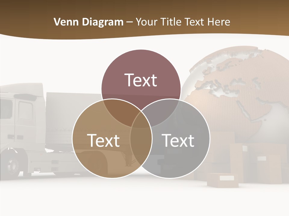 Pile Express Courier PowerPoint Template