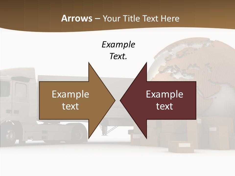 Pile Express Courier PowerPoint Template