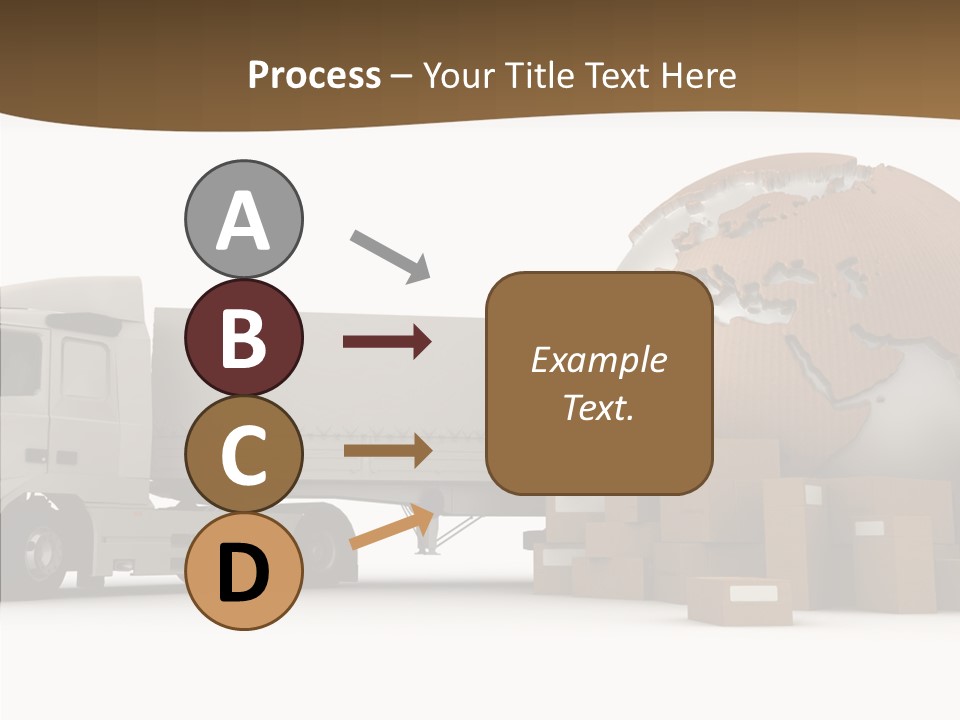 Pile Express Courier PowerPoint Template