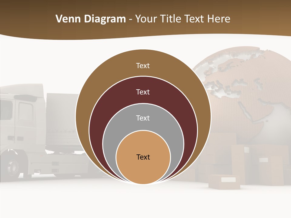 Pile Express Courier PowerPoint Template